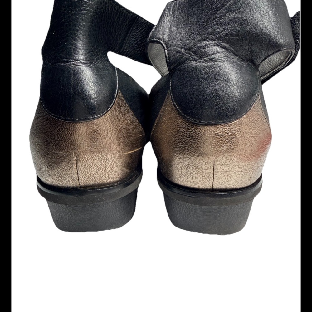 DANSKO Jenna Black Leather Ankle Strap Comfort Wedge Sz 41 (10) - Picture 4 of 7